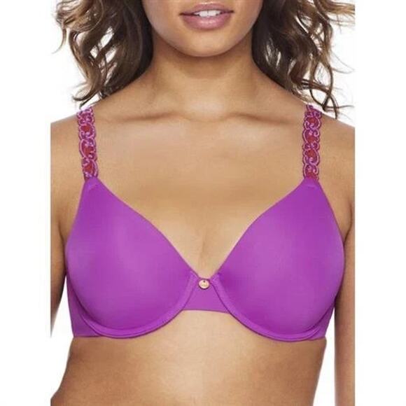 Natori Women's Custom Coverage Contour Underwire Bra, Purple Size 34C 0277 - Picture 1 of 2